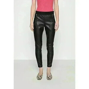 NEW! MICHAEL Michael Kors Women's M Mixed-Media Skinny Pants NWT $110